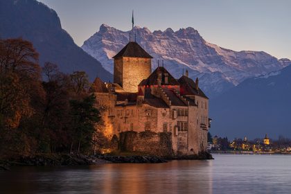 Chillon Castle, B-tier castle in Switzerland