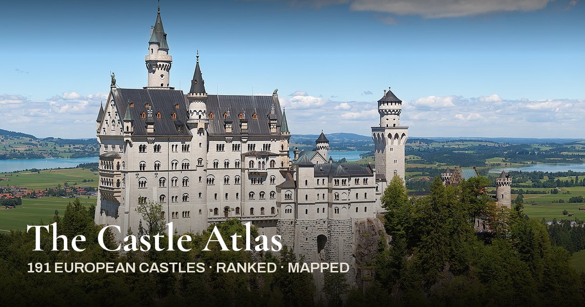 Atlas Riga Castle Atlas — 191 European Castles, Ranked & Mapped